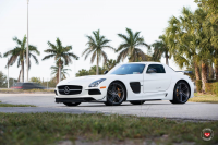 ���� ������� Vossen: Mercedes SLS �� ������ Vossen VPS-302T